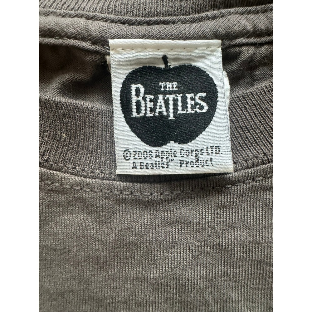 The Beatles Shea Stadium Concert Poster T-Shirt Gray 2008 Apple Corps Mens L - Picture 5 of 5